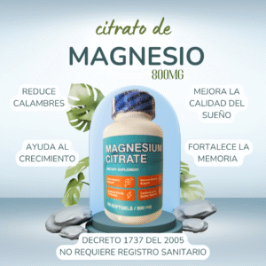 CITRATO DE MAGNESIO 800 MG